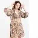  Vestido Lisboa Mujer Amarillo Luminoso Claro Talla L Naf-Naf 
