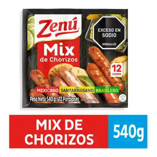 Zenú Mix Chorizo 540 g