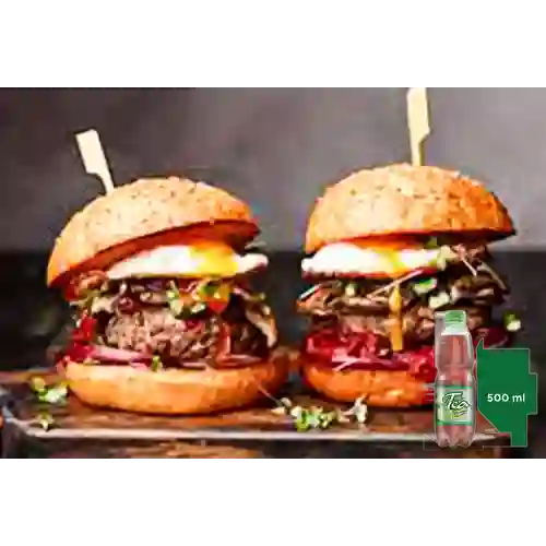 Combo Hamburguesa Calidosa + Mr Tea Limón 500 ml