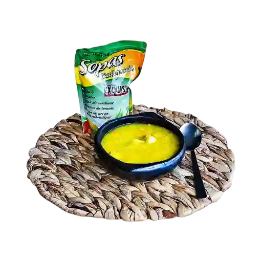 Sopa de Arroz y Albóndigas Fria