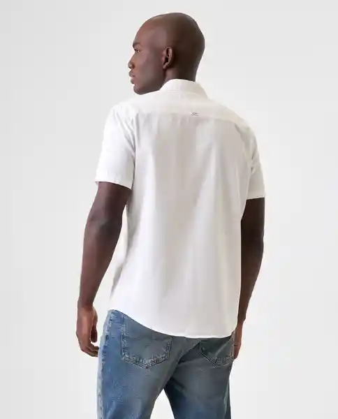 Camisa Hombre Blanco Talla M 812G001_BLA110601 Americanino