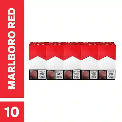 Marlboro Red X10 Cigarrillos Cartón