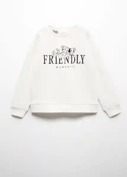 Buzo Sudadera Friendly Off White Talla 06 Niña Mango