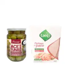 Combo Pechuga de Pavo Taeq + Aceitunas Deshuesadas Frescampo
