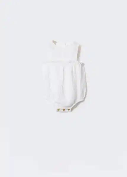 Pelele Blanc Off White Talla 61 Niños Mango