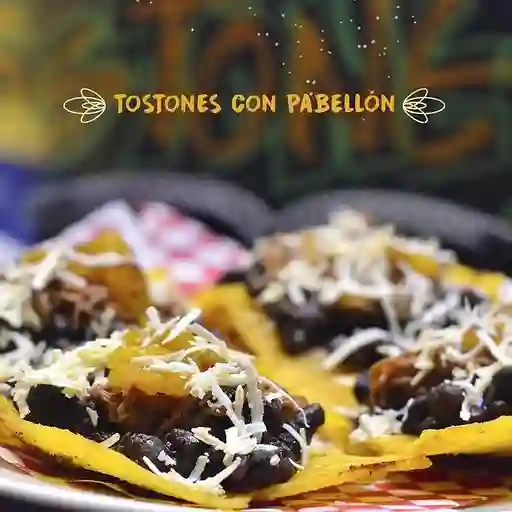 Tostones de Pabellón Criollo
