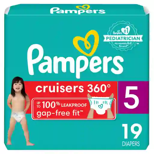 Pampers Cruisers 360 Fit Pañales Talla 5