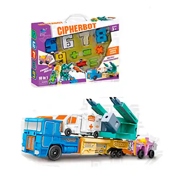 Faroplay Juguete Cipherbot Transformer Camion