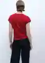 Jersey Camin Rojo Talla XS Mujer Mango