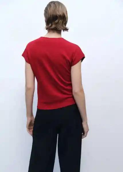 Jersey Camin Rojo Talla XS Mujer Mango