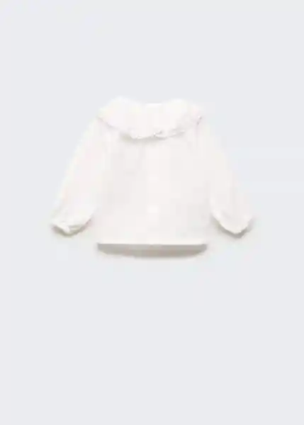 Blusa Jane Offwhite Talla 67 Niños Mango