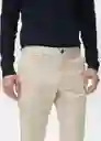 Pantalón Prato Crudo Talla 42 Hombre Mango