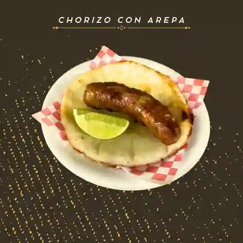 Arepa con Chorizo 