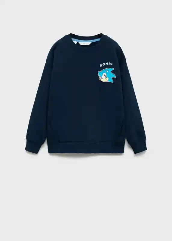 Sudadera Sonicem Navy Talla 12 Niños Mango