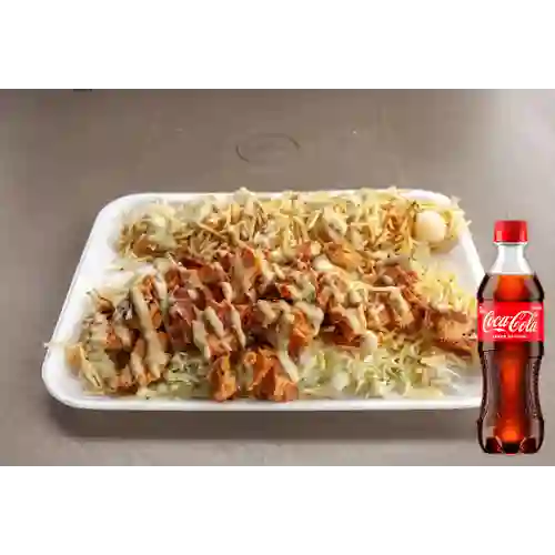 Chuzo Desgranado Pollo+ Gaseosa +Cocacola Org 400ml