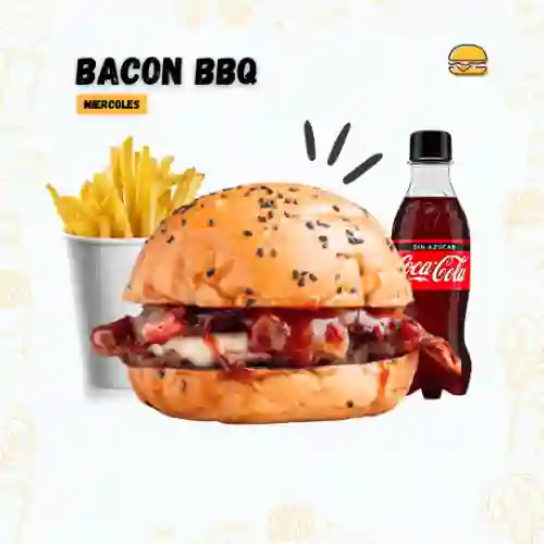 Burger Del Día Bacon Bbq (Miércoles)