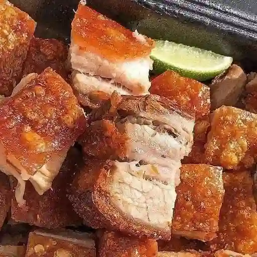 Porcion de chicharrón