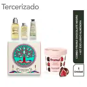 Combo Franui Chocolate Negro + Kit Exclusivo Almendra Loccitane