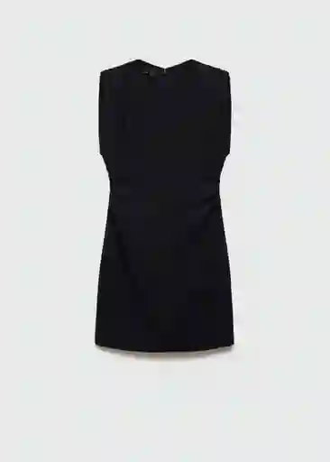 Vestido Cara Negro Talla M Mujer Mango