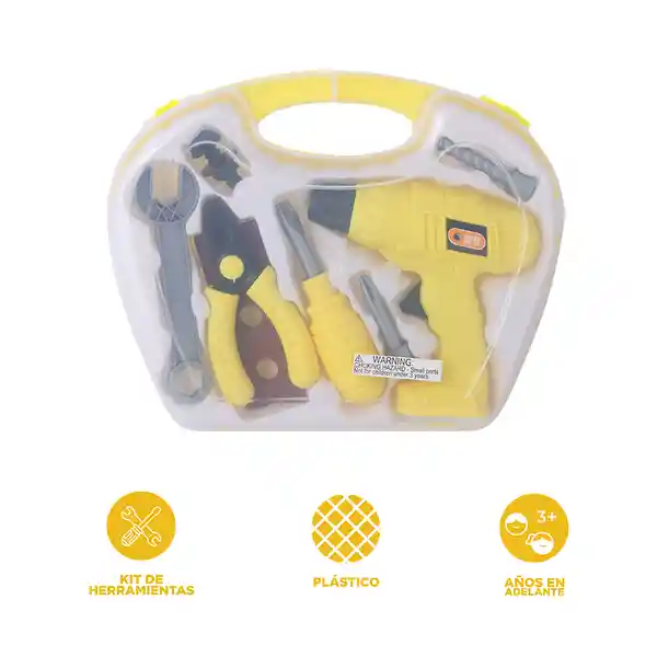 Caja de Herramientas B Serie Amarilla Miniso