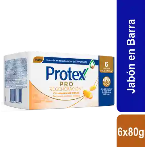 Jabon Antibacterial Protex Pro Hidratacion 80g x3und