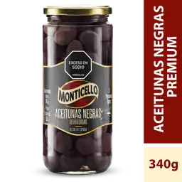 Monticello Aceitunas Negras Deshuesadas