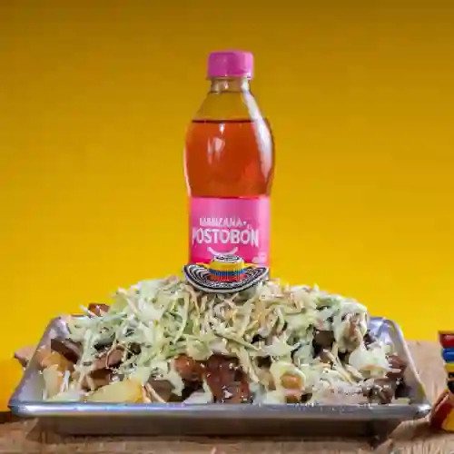 Combo Salchipapa Mixta Del Mono
