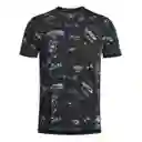 Under Armour Camiseta Run Like a Tee Hombre Negro LG 1379301-001