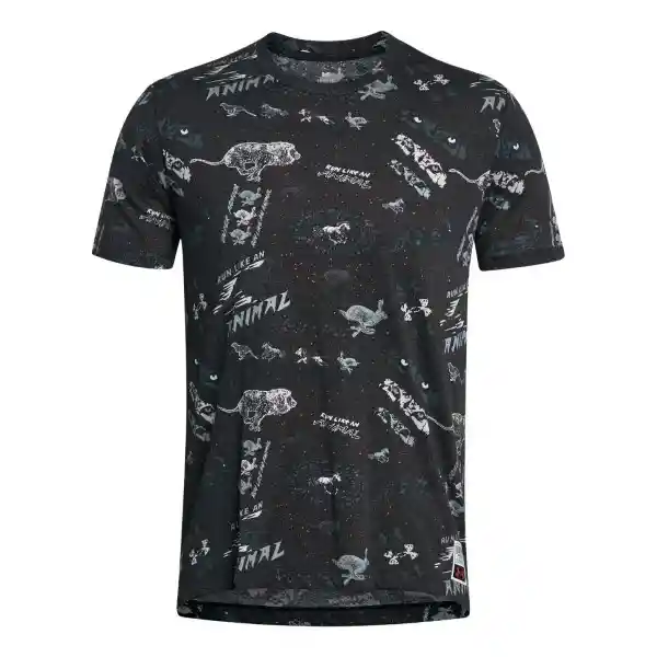 Under Armour Camiseta Run Like a Tee Hombre Negro LG 1379301-001