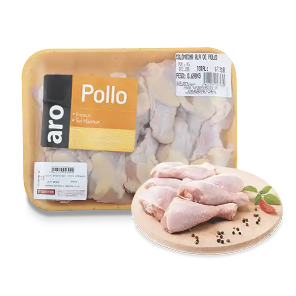 Aro Contramuslo de Pollo Con Piel Asistido