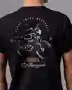 Camiseta Akt Hombre Negro Sombrio Ultraoscuro XXL 96924 Rifle