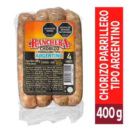 Ranchera Chorizo Argentino 400 g