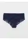 Panti Con Encaje Azul Talla Large Aerie American Eagle