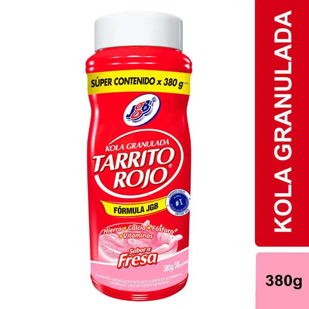 Tarrito Rojo Kola Granulada con Sabor a Fresa
