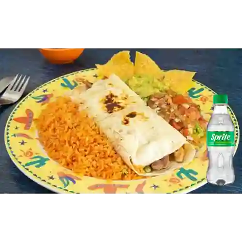 Combo Burro a Todo Taco + Sprite Original 250ml