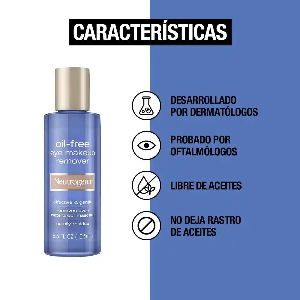 Desmaquillante Ojos NEUTROGENA Oil Free x 162 ML