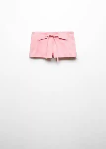 Short Pink Rosa Pastel Talla 42 Mujer Mango