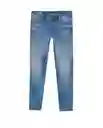Jean Skinny Fit-Rider Medio Azul Frances Medio 36/32 Chevignon