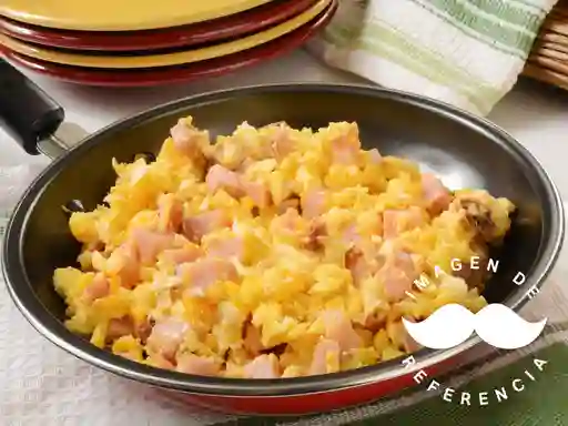 Huevos Revueltos con Jamón
