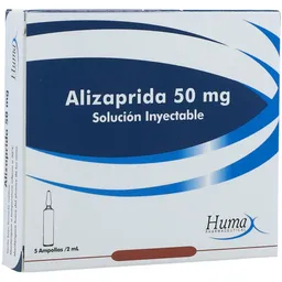 Humax Alizaprida Solución Inyectable(50 mg) 2 mL