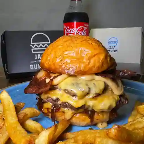 Combo Jacs Special Doble Bacon C Burger