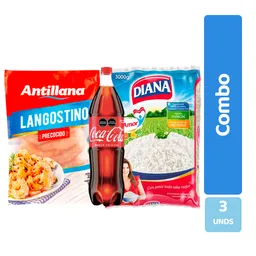 Combo Arroz + Coca Cola + Langostino