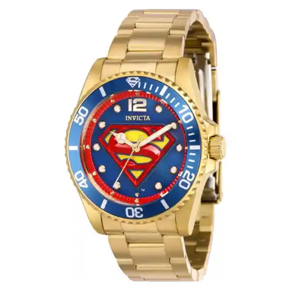 Reloj DC Comics Mujer Dorado INV36977 Invicta