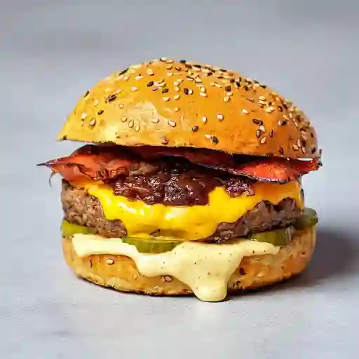 Hamburguesa Bacon + Papas Ala Francesa