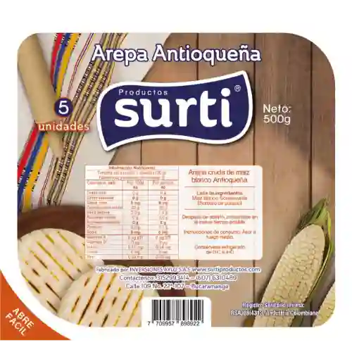 Paquete Arepa Antioqueña