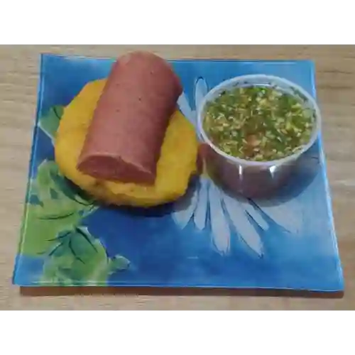Papa y Salchichon