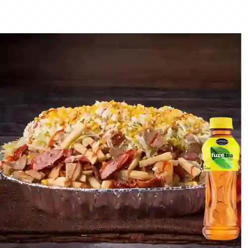 Combo Salchipapa Bambino + Fuze Tea Limón 400ML