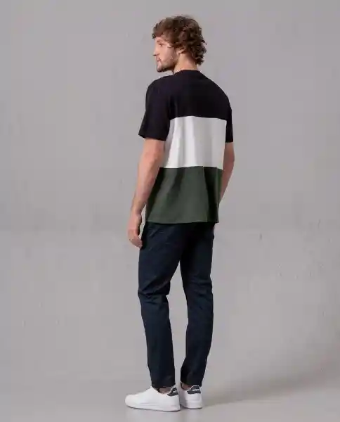 Camiseta Hombre Verde L 109F107_VER190315 Rifle