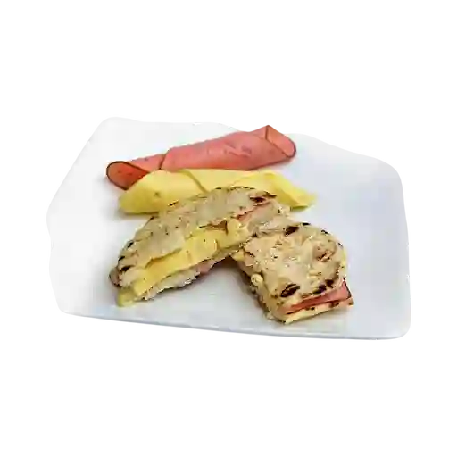 Arepa Sencilla con Jamón