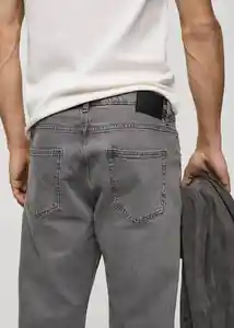 Jean Ben Tejano Gris Talla 38 Hombre Mango